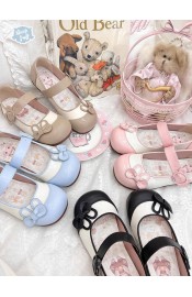 Sheep Puff Milk Candy Rabbit Flat Shoes(2nd Limited Pre-Order/4 Colours/Full Payment Without Shipping)